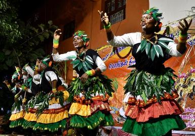 Traditional cultural performance lights
